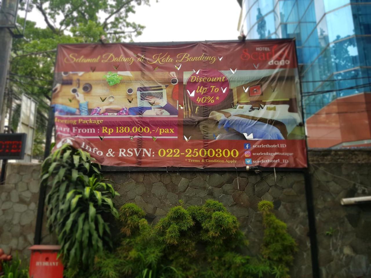 Scarlet Dago Hotel Бандунг Екстериор снимка